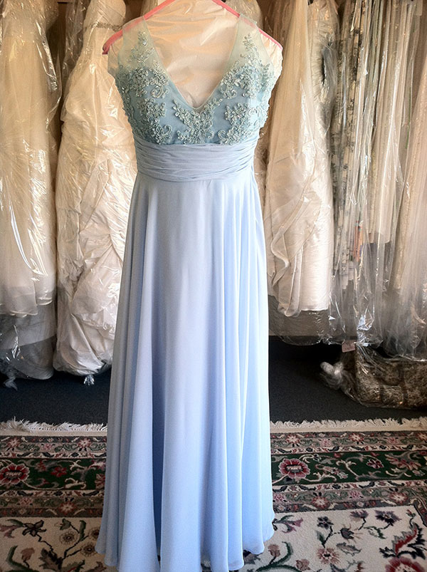 Light Blue evening Gown