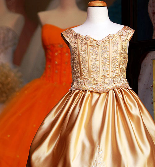 WeddingDress-3 Gold formal dress