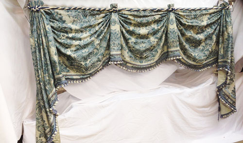 Curtains from the dining room at the Blair House