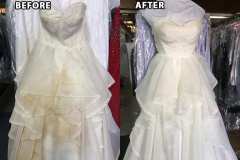 Wedding Gown Before and After